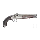 Perkussionspistole, Andres Vriarte, Eibar, datiert 1845