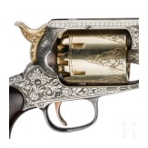 Gravierter Perkussionsrevolver, Navy Arms Co. Ridgefield N.J. - Italy, um 1965