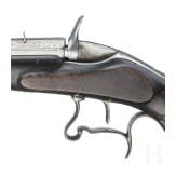 Salonpistole im Kasten, Roland & Renault, Paris, um 1860