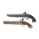 Two British service pistols, 19th/20th century