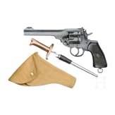 Webley Mark VI, mit Holster und Repro-Bajonett
