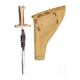 Webley Mark VI, mit Holster und Repro-Bajonett
