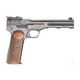 Pistole Langenhan, Milit&auml;rversuch, Prototyp (?), mit Anschlagbrett
