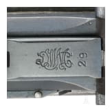 Pistole 08, Weimar, "Police Alphabet DWM Luger with blank chamber"