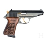 Walther PP, Ulm, Jubil&auml;umsmodell "50 Jahre Walther", in Luxus-Schatulle