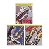 Roy Lichtenstein (1923 - 1997 New York) - drei Poster "As I opened fire", 1966