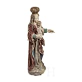 Gro&szlig;e Mondsichel-Madonna mit Kind, 18. Jhdt.