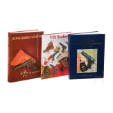 Three books on Colt, Radom and Kongsberg pistols