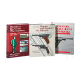 Three books on German gun markings and Swiss guns