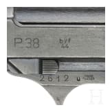 Mauser P 38, Code "byf - 44", mit Tasche