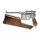 Mauser C 96, Conehammer, Westley Richards, with shoulder stock