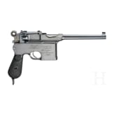 Mauser C 96 Mod. 1900 "Flatside", milit&auml;rische Geschenkwaffe