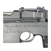Mauser C 96 Mod. 1900 "Flatside", milit&auml;rische Geschenkwaffe