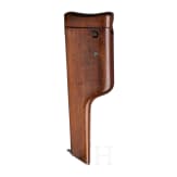 Mauser C 96 "Early Flatside" (Mod. 1900), USA, with shoulder stock