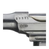A Mauser C 96, "Late Flatside", USA, with shoulder stock