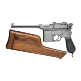 Mauser C 96 "Early Small Ring Hammer", with shoulder stock