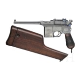 Mauser C 96, Mausertonne, St. &Eacute;tienne, mit Kasten