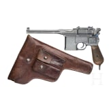A Mauser C 96, Prewar Small Ring Hammer, Persian Contract, with holster