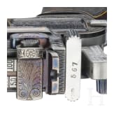A factory engraved Mauser C 96, "Prewar Commercial", cased