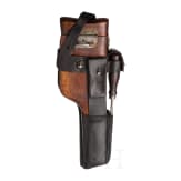 Mauser C 96, "Wartime Commercial", with shoulder stock and leather harness