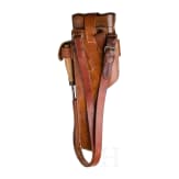 A Mauser C 96, "Wartime Commercial", with shoulder stock and leather harness, Imperial Army