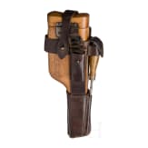 Mauser C 96, "Wartime Commercial", with shoulder stock and leather harness