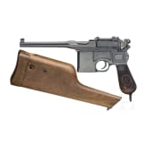 Mauser C 96/16, with shoulder stock