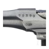 A Mauser C 96/16 with matching shoulder stock and leather harness,