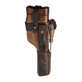 A Mauser C 96/16, with shoulder stock and leather harness, Czech contract