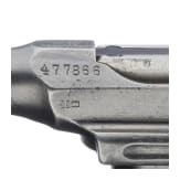 Mauser C 96, "Early Postwar Bolo", with shoulder stock and harness