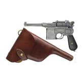 Mauser C 96 "French Gendarme", with holster