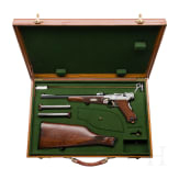 A cased Luger presentation Carbine Mod. 1902 by DWM, with "GL" initials (Georg Luger)