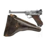 A Luger pistol Mod. 04 (1906) by DWM, with holster