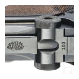 A Luger pistol Mod. 04 (1906) by DWM, with holster