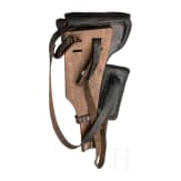 A Luger pistol Mod. 04 (1906) by DWM, 1st pattern ("non altered safety"), with shoulder stock and holster, Reichsmarine