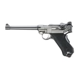 A Luger pistol Mod. 04 (1906) by DWM, 1st pattern ("non altered safety"), with shoulder stock and holster, Reichsmarine