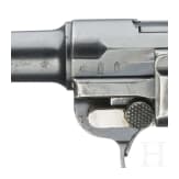 A Luger pistol Mod. 04 (1906) by DWM, with shoulder stock and holster, Torpedo-Division