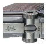 A Luger pistol Mod. 04 (1906) by DWM, with shoulder stock and holster, Torpedo-Division