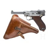 A Luger pistol by DWM, "First Issue", with holster