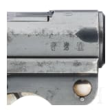 A Luger pistol by DWM, 1910, no hold-open; Bavaria
