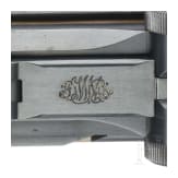 A Luger pistol by DWM, 1910, no hold-open; Bavaria