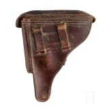 A Luger pistol by DWM, 1911, no hold-open, with holster