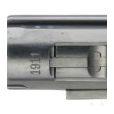 A Luger pistol by DWM, 1911, no hold-open, with holster