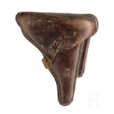 A Luger pistol by DWM, 1911, no hold-open, with holster