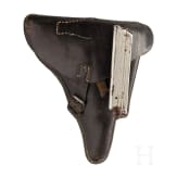 A Luger pistol by DWM, 1912, with holster