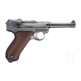 A Luger pistol by DWM, 1913, with holster