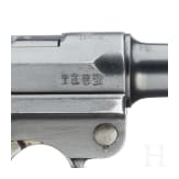 A Luger pistol by DWM, 1914, police, with holster