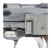 An Artillery Luger by DWM, 1914, "EWB" marking, with shoulder stock and holster