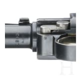 An Artillery Luger by DWM, 1914, "EWB" marking, with shoulder stock and holster
