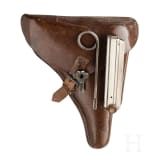 Pistole 08, DWM 1915, mit Koffertasche